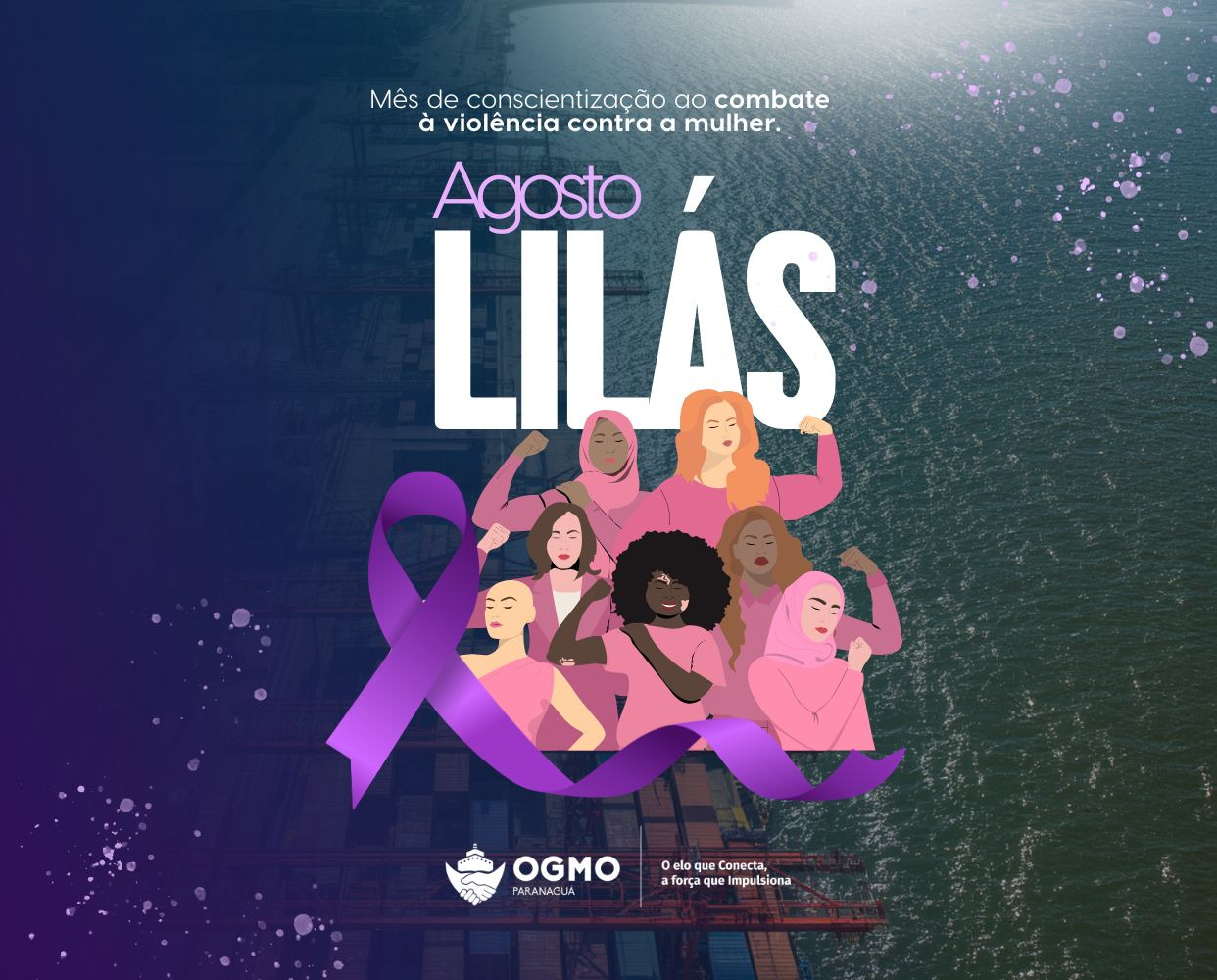 Agosto Lilás: mês de conscientização e enfrentamento à violência contra a mulher
